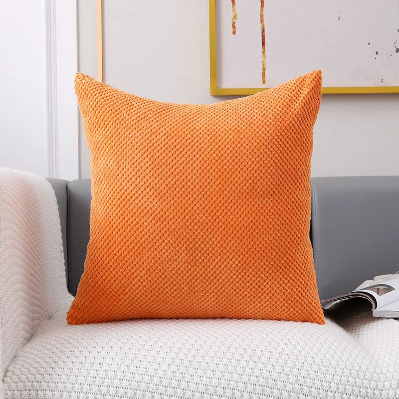 Axyaa Soft Plush Velvet Cushion Cover in Various Colors 45x45