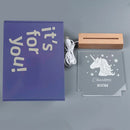 Axyaa Personalized 3D LED Name Nightlight - Kids Bedroom Decoration & Gift