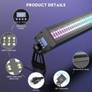 Axyaa RGB LED Wall Washer Lights 4PCS 100W for Outdoor Events, Stage Lighting