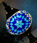 Axyaa Vintage Art Deco Mosaic Table Lamp Handcrafted Glass Bed Light Night Lights