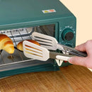 Axyaa Stainless Steel Non-Slip Food Tongs for Cooking and Serving Buffet