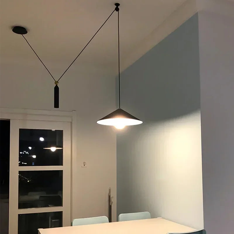 Axyaa Nordic Restaurant Single Pendant Light - Designer LED Dining Table Minimalist Lighting