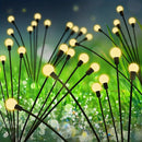 Axyaa Solar Firefly Garden Lights: Wind-Driven LED Outdoor Decor for Ramadan Fest.