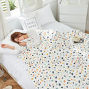 Axyaa Bamboo Fiber Summer Cool Quilt Blanket Single Thin Nap Air Conditioner Blanket