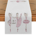 Axyaa Swan Ballet Girl Table Runner for Dining Room Decors