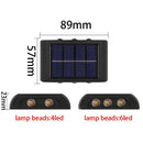 Axyaa Solar LED Wall Light: Outdoor Sensor Lamp for Garden, Waterproof Streetlight