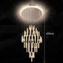 Axyaa Modern Stair Chandelier Pendant Ceiling Light