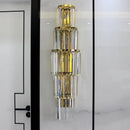 Axyaa Crystal Wall Lamp Sconce Light with E14 Bulb