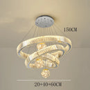 Axyaa Crystal Chandelier Pendant Light for Living and Dining Room