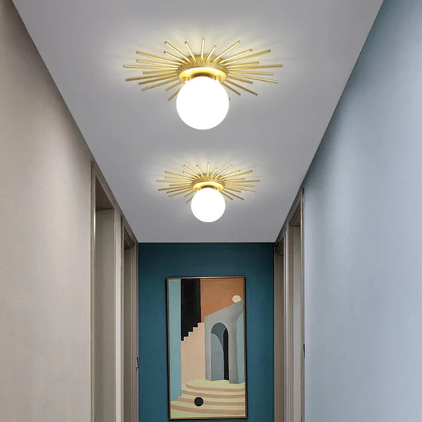 Axyaa Modern LED Ceiling Lights for Hallway and Corridor, Nordic Home Aisle Illumination Decor