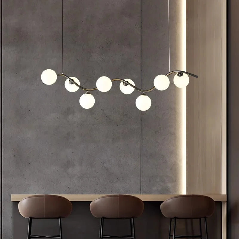 Axyaa Modern Dining Room Pendant Lights LED Chandelier Ceiling Lamp