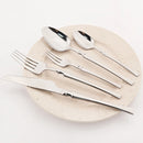 Axyaa Gold Stainless Steel Cutlery Set for Dining and Desserts
