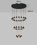 Axyaa Pendant Light: Modern LED Chandelier for Indoor Dining Room Lighting