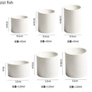 Axyaa Solid Color Ceramic Dinner Plates for Hotel & Restaurant Tableware