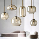 Axyaa Nordic Glass Pendant Light for Home Kitchen Restaurant