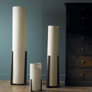 Axyaa Zen Floor Lamp with Fabric Shade for Living Room and Bedroom