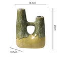 Axyaa Abstract Kiln-changing Vase Handicraft Floral Arrangement Ceramic Home Decoration