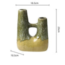 Axyaa Abstract Kiln-changing Vase Handicraft Floral Arrangement Ceramic Home Decoration