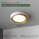 Axyaa Modern Minimalist LED Ceiling Lamp - High-End Nordic Bedroom Light