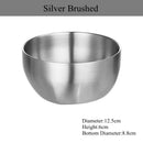 Axyaa Stainless Steel Bowl Set - Home Kitchen Tableware Accessory