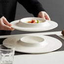 Axya Ceramic Solid Color Dinner Plate Set