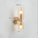 Axyaa LED Glass Wall Lamp for Home Decor