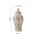 Axyaa Blue & White Handmade Luxury Gold General Bottle for Living Room & Hotel