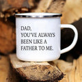 Axyaa Classic Print Enamel Coffee Cup - Funny Father's Day Gift Mug