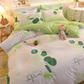 Axyaa Strawberry Pink Bedding Set: Queen & King Size Luxury Duvet Cover Set & Sheets