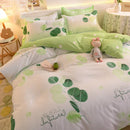 Axyaa Strawberry Pink Bedding Set: Queen & King Size Luxury Duvet Cover Set & Sheets