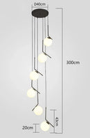 Axyaa Modern LED Ceiling Lamp Chandelier for Bedroom & Dining Room