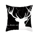Axyaa Geometric Deer Pattern Cushion Cover for Sofa Decoration and Throw Pillow