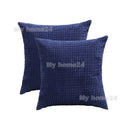 Axyaa Solid Color Graininess Cushion Cover Sofa Decor Lumbar Pillow Case