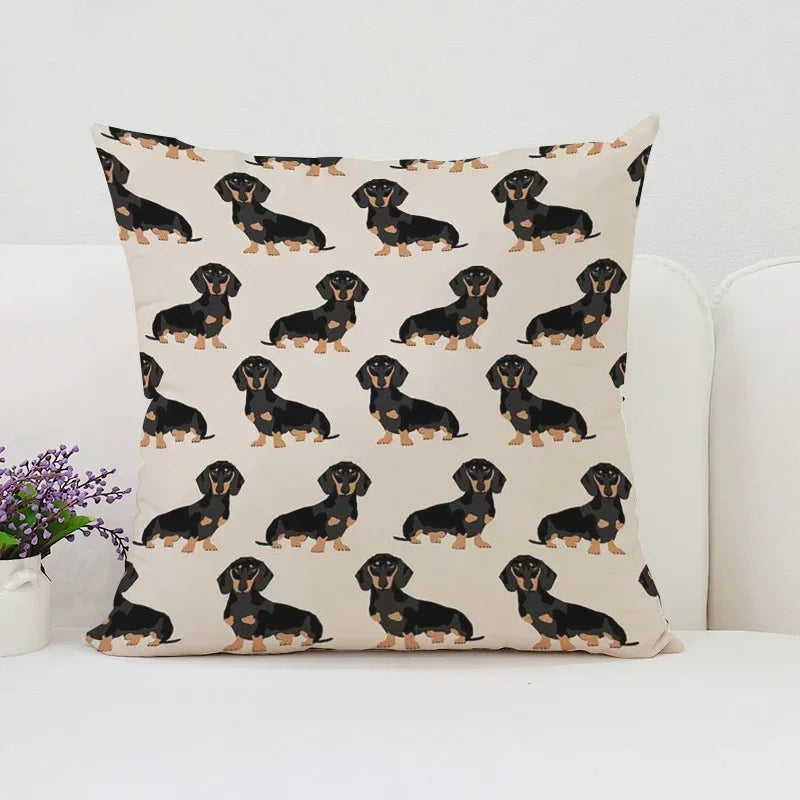 Pablo Picasso Wiener Dog Pillowcase for Modern Home Decor by Axyaa