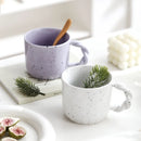 Axya Splash Ink Dots Ceramic Coffee Mugs with Twist Handle