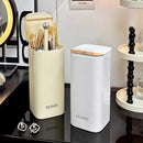 Axyaa Automatic Brushes Holder Rack: Dustproof Makeup Organizer for Lipstick and Eyebrow Pens