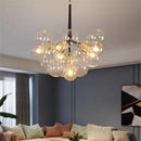 Axyaa Bubble Chandeliers: High Quality LED Lounge Room Lighting with Glass Lampshade