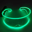 Axyaa LED Party Glasses | Light Up Rave Visor Glasses for Christmas Halloween