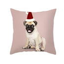 Axyaa Christmas Hat Pet Printed Cushion Cover 45x45cm