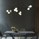 Axyaa Nordic Magic Bean Chandelier: Modern, Simple, LED Pendant Lamps for Home Decor.