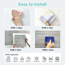 Axyaa 3D Wall Stickers: Peel and Stick Self-adhesive Waterproof Backsplash Kitchen Tile