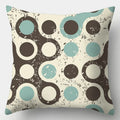 Axyaa Geometric Texture Cushion Cover 45x45cm Polyester Decorative Pillow Cover