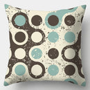 Axyaa Geometric Texture Cushion Cover 45x45cm Polyester Decorative Pillow Cover
