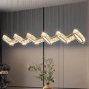 Axyaa Modern Home Decor LED Pendant Light Chandeliers for Living and Dining Room