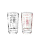 Axyaa Glass Measuring Espresso Cup Set for Coffee Extraction Mug
