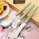 Axyaa Stainless Steel Dinnerware Set - 20pcs Western Kitchen Flatware