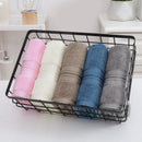 Axyaa Bamboo Towel Set: 2 Hand Face Towels, 1 Big Bath Towel for Cold Feeling, Sport Use