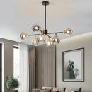 Axyaa Nordic Glass Ball Chandelier Pendant Lamp for Home Indoor Lighting