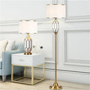 Axyaa Modern LED Ceramic Floor Lamp for Home Living Room Décor