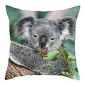 Axyaa Koala Panda Polyester Pillow Cover 45x45cm